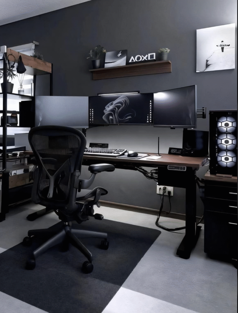 setup hybride setup-télétravail-gaming